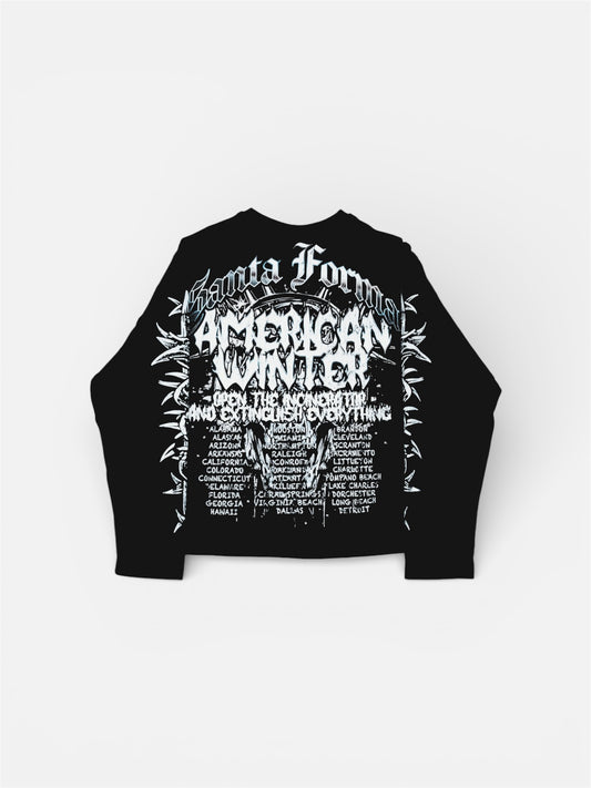 SKULL BLACK LONGSLEEVE