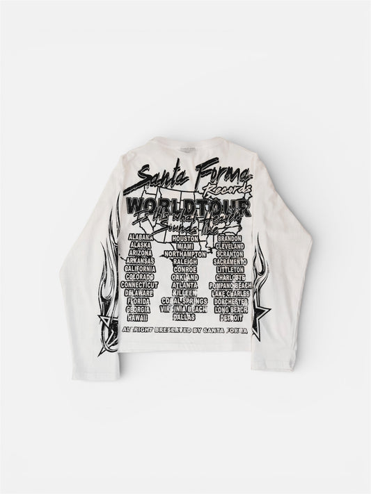 SKULL WHITE LONGSLEEVE