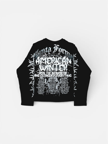 SKULL BLACK LONGSLEEVE